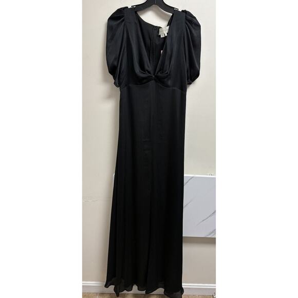 Sachin and Babi Alli Gown Size 4 Black - Picture 4 of 7